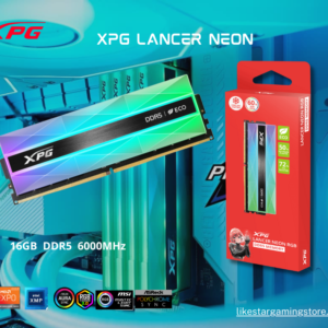 XPG LANCER NEON RGB 16GB 6000MT/s DDR5