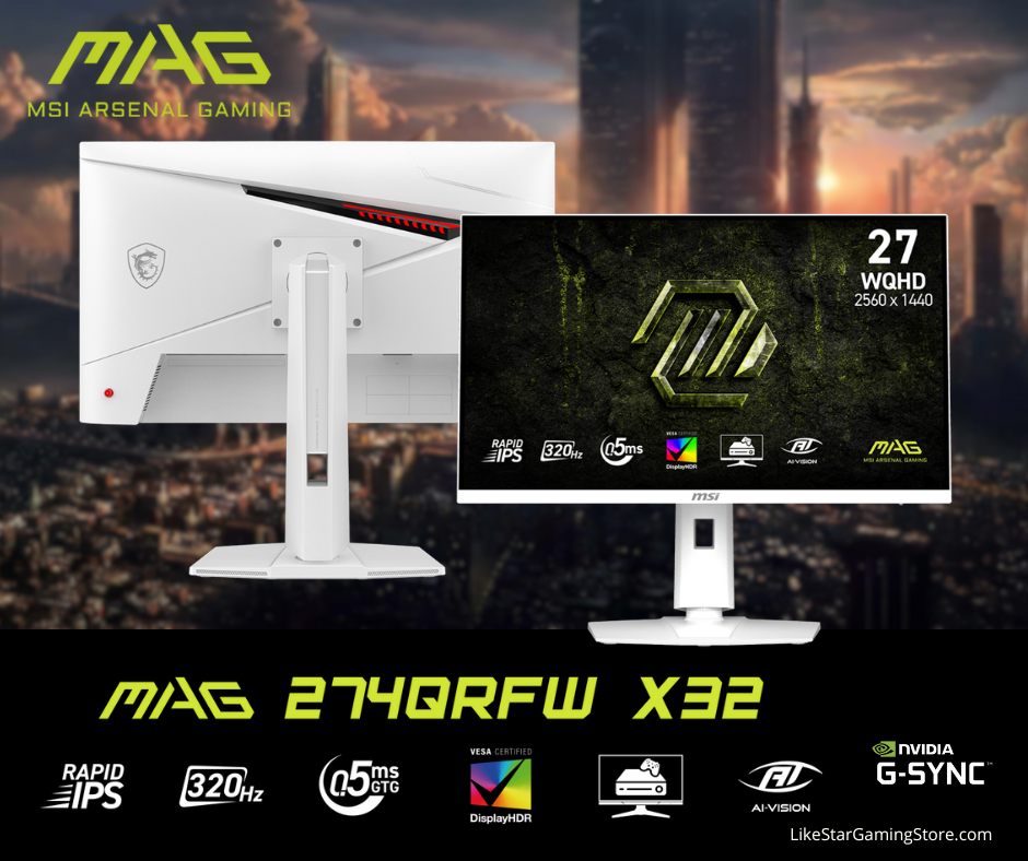 MONITOR GAMING MSI MAG 274QRFW X32