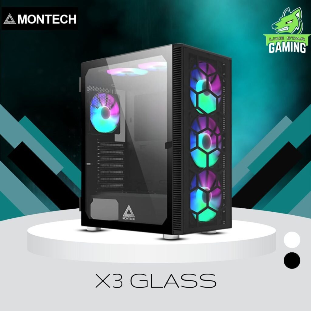 CASES MONTECH X3 GLASS – Like Star Gaming