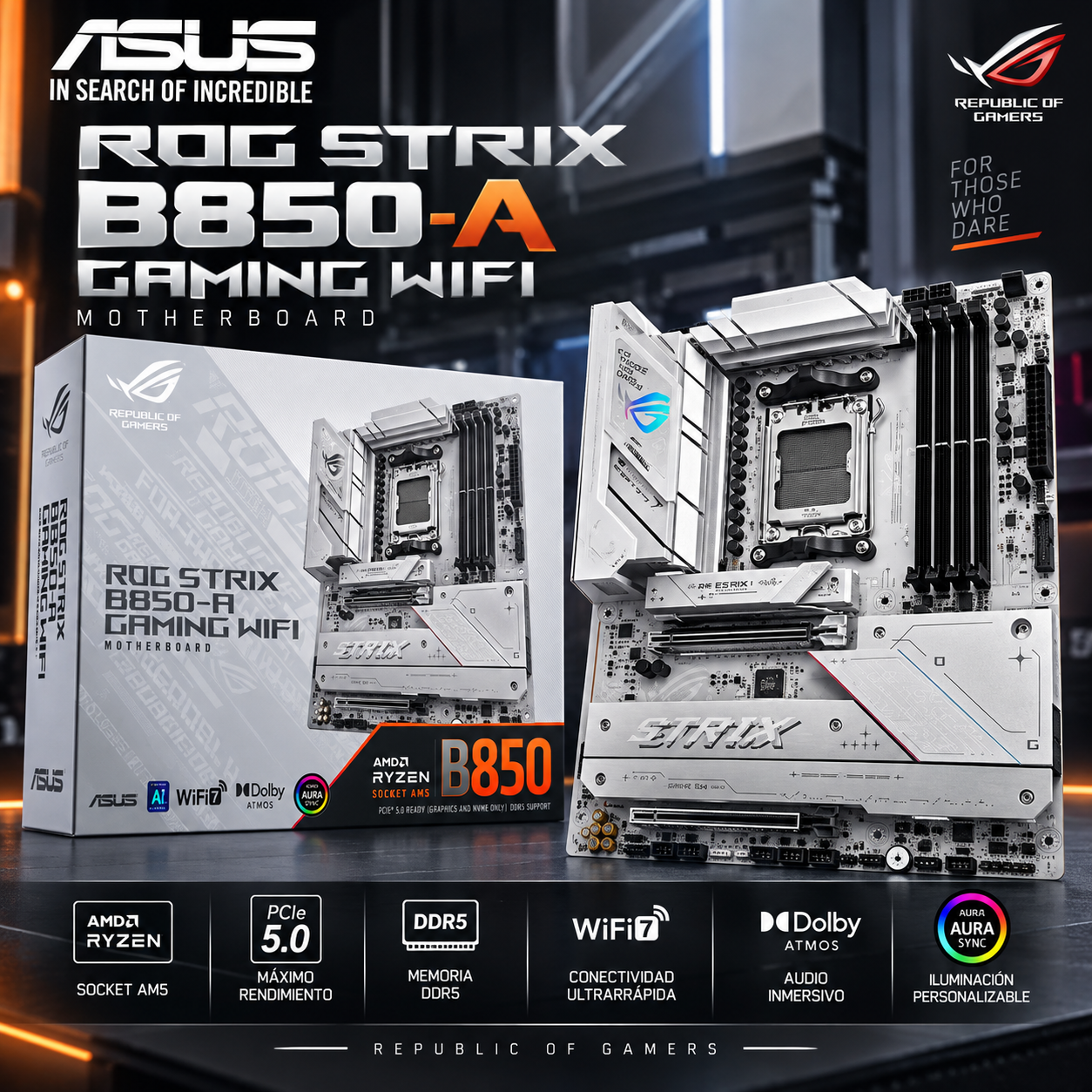 ROG STRIX B850-A DDR5